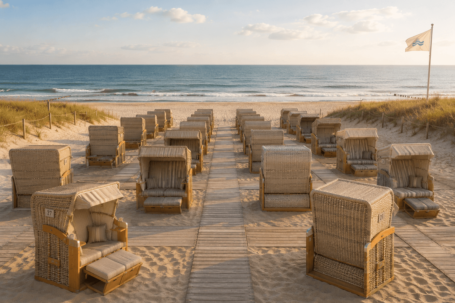 Strandkörbe in St. Peter-Ording